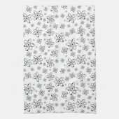 atoomgrijspatroon atomaire-leeftijdsklasse theedoek (Verticaal)