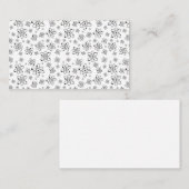 atoomgrijspatroon atomaire-leeftijdsklasse visitekaartje (Voorkant / Achterkant)