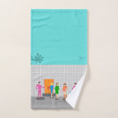 atoomhandpalmen Stewardess Party Towel Bad Handdoek (Handdoek)