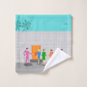 atoomhandpalmen Stewardess Party Towel Bad Handdoek (Wasdoekje)