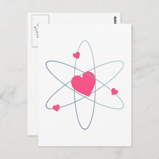 atoomhart briefkaart (Voorkant / Achterkant)