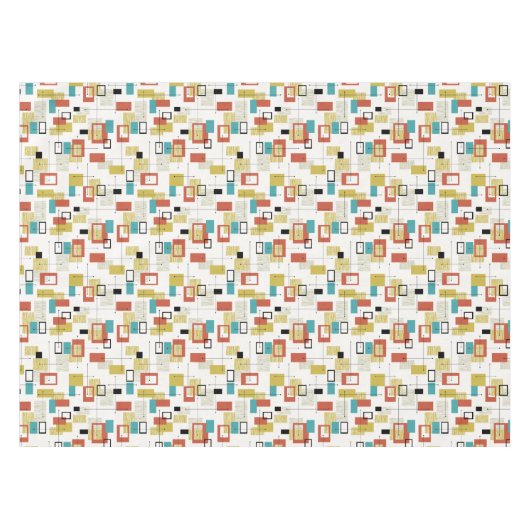  atoomkaartontwerp tafelkleed (Voorkant (Horizontaal))