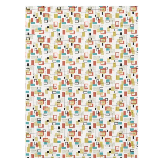  atoomkaartontwerp tafelkleed (Voorkant)