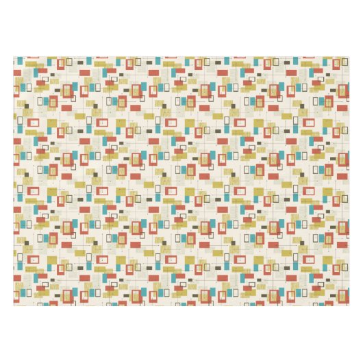  atoomkaartontwerp tafelkleed (Voorkant (Horizontaal))