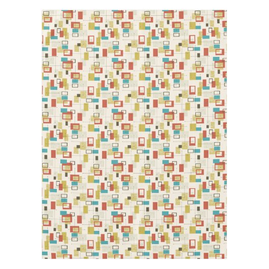  atoomkaartontwerp tafelkleed (Voorkant)