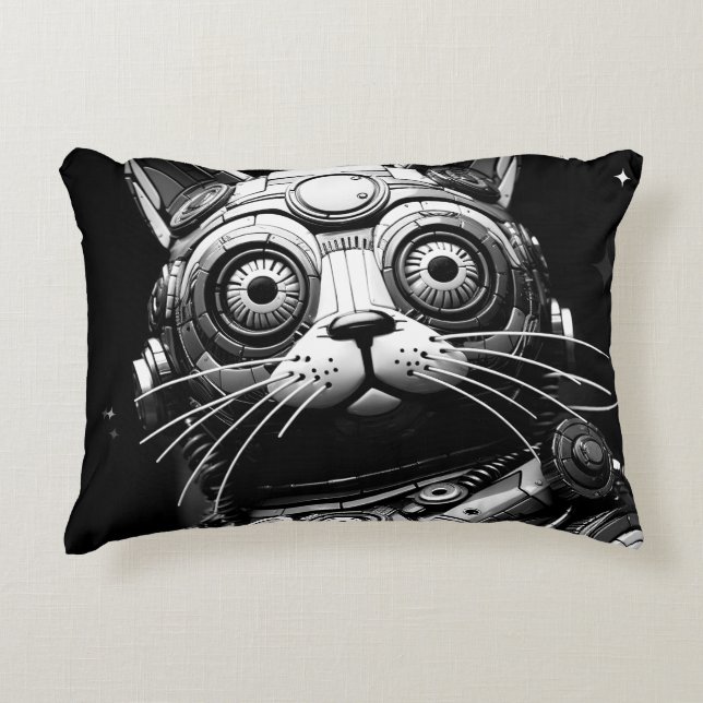 Atoomkat #98 accent kussen (Voorkant)