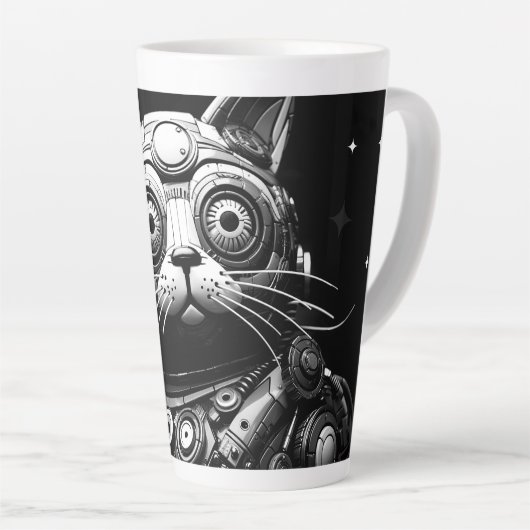 Atoomkat #98 latte mok (Rechterhoek)