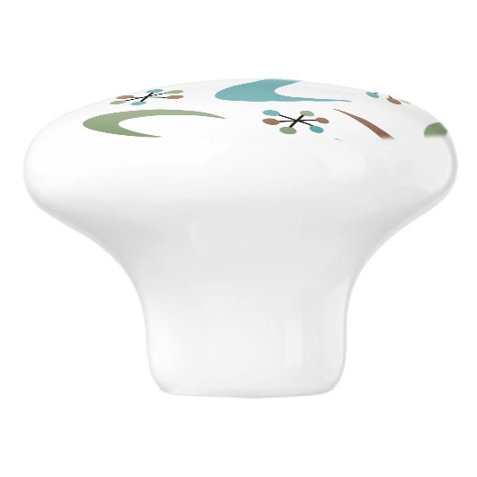 atoomkeramische middeleeuwen Knob Keramische Knop (Zijkant)