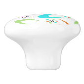 atoomkeramische middeleeuwen Knob Keramische Knop (Zijkant)