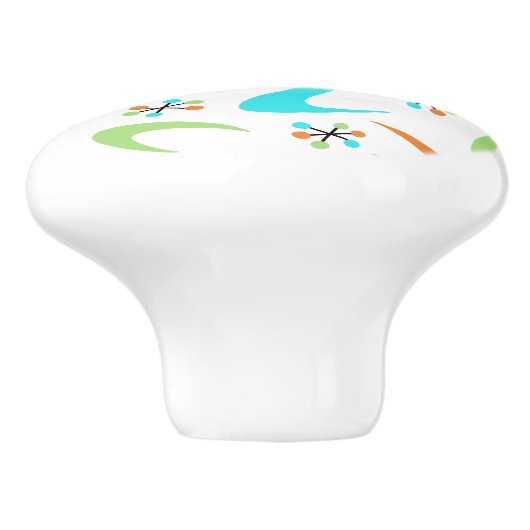 atoomkeramische middeleeuwen Knob Keramische Knop (Zijkant)