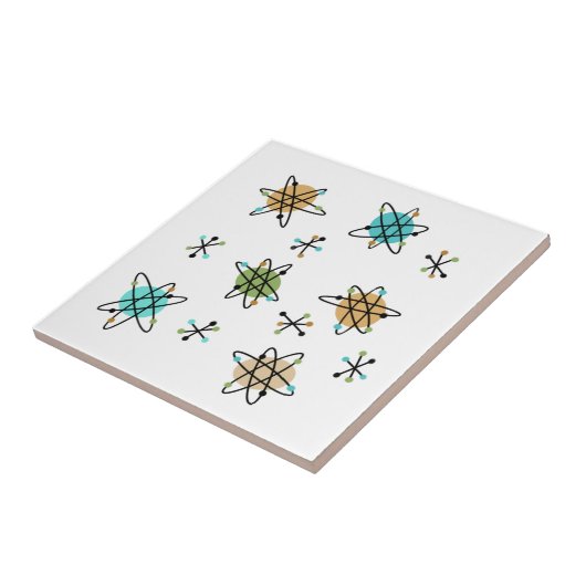 atoomkeramische Tegel uit de middeleeuwen Tegeltje (Zijkant)