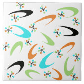 atoomkeramische Tegel uit de middeleeuwen Tegeltje (Voorkant)