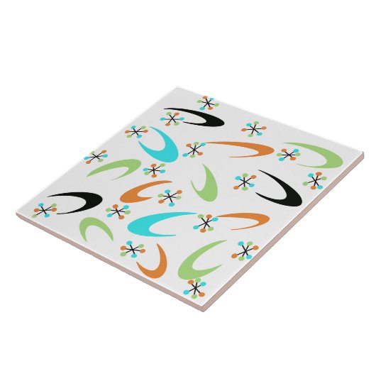 atoomkeramische Tegel uit de middeleeuwen Tegeltje (Zijkant)