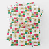 atoomkerst inpakpapier vel (In situ)