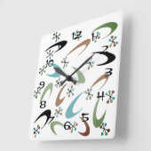 atoomklok halverwege de eeuw vierkante klok (Hoek)