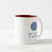 atoomkrachtmicroscoop (1) tweekleurige koffiemok (Voorkant rechts)