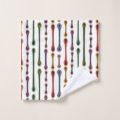 atoomlijnen bad handdoek (Wasdoekje)