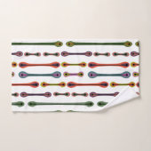 atoomlijnen bad handdoek (Handdoek)