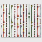 atoomlijnen cadeaupapier (Vlak)