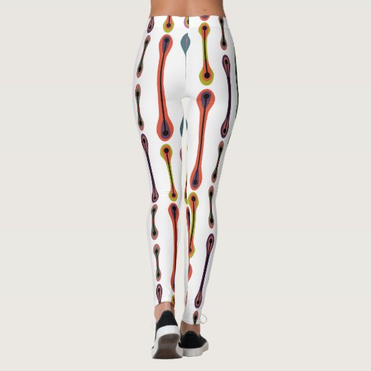 atoomlijnen leggings (Achterkant)