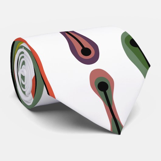 atoomlijnen stropdas (Opgerold)