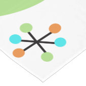 atoomlijner uit de middeleeuwen korte tafelloper (Hoek)