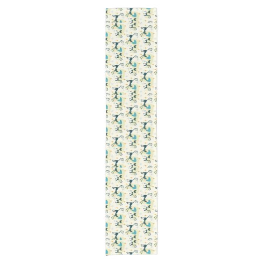 atoomlijstrunner uit de middeleeuwen korte tafelloper (Voorkant)