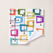 atoommidden-middeleeuwse moderne bad handdoek (Wasdoekje)