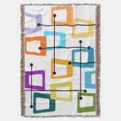 atoommidden-middeleeuwse moderne deken (Voorkant Verticaal)