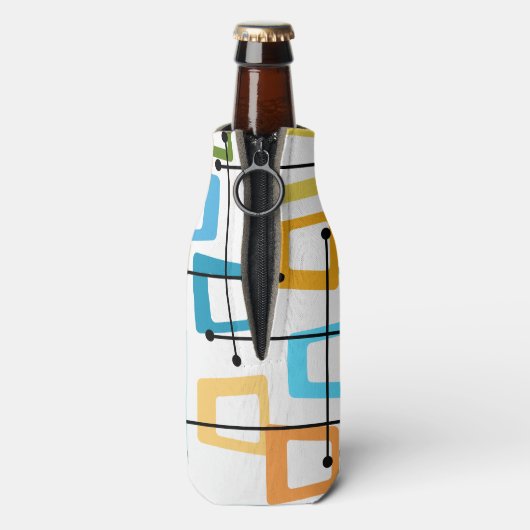 atoommidden-middeleeuwse moderne flesjeskoeler (Fles Achterkant)