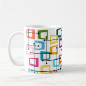 atoommidden-middeleeuwse moderne koffiemok (Links)