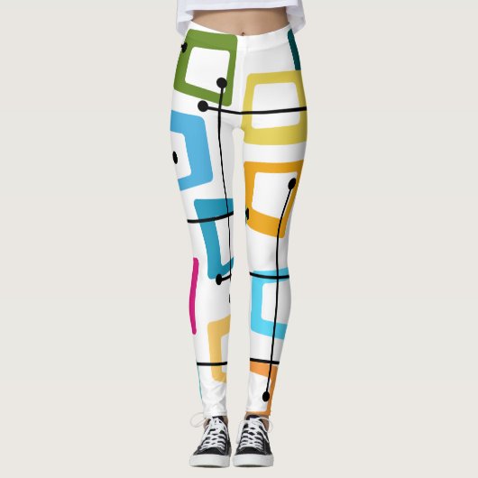 atoommidden-middeleeuwse moderne leggings (Voorkant)