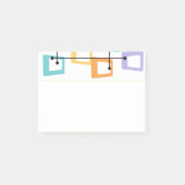 atoommidden-middeleeuwse moderne post-it® notes (Voorkant)