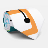 atoommidden-middeleeuwse moderne stropdas (Opgerold)