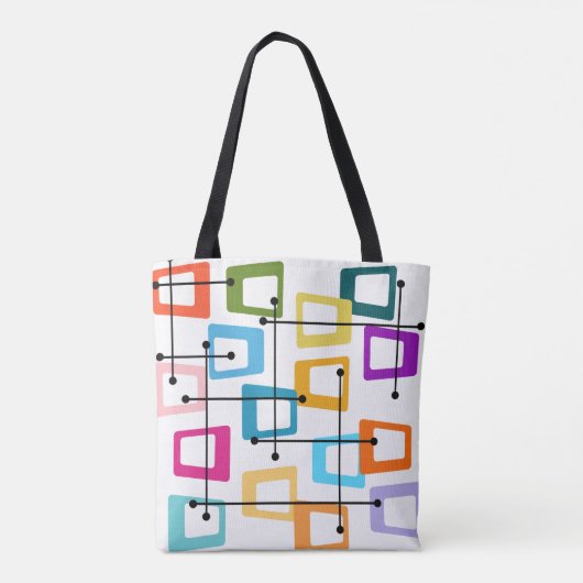 atoommidden-middeleeuwse moderne tote bag (Achterkant)