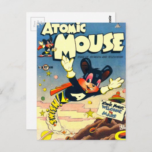 atoommuis nr. 1 briefkaart (Voorkant / Achterkant)