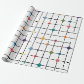 atoomnetwerk cadeaupapier (Uitgerold)