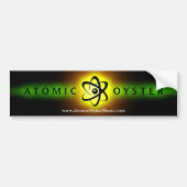 atoomoester-"gloeiende logo" bumpersticker (Voorkant)