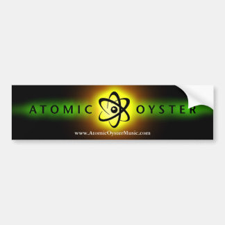 atoomoester-"gloeiende logo" bumpersticker