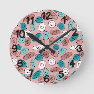 atoomolie ronde klok