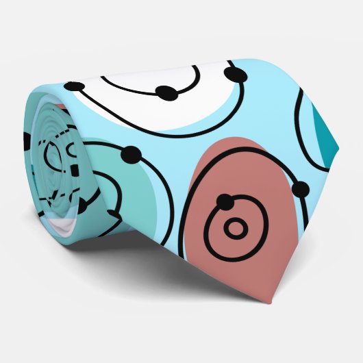 atoomolie stropdas (Opgerold)