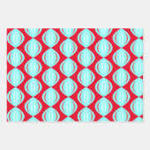 atoompatronen uit de middeleeuwen op het rood inpakpapier vel (Voorkant 3)