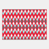 atoompatronen uit de middeleeuwen op het rood inpakpapier vel (Voorkant)