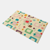 atoompatroon van 1950 deurmat (Schuin)