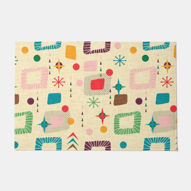 atoompatroon van 1950 deurmat (Voorkant)