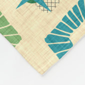 atoompatroon van 1950 fleece deken (Hoek)