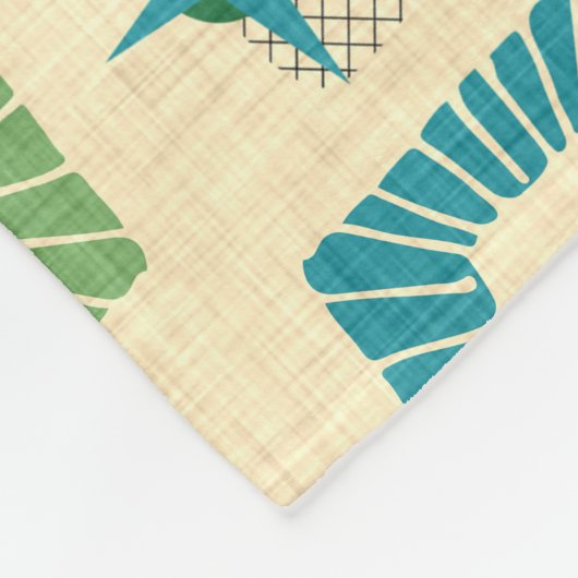 atoompatroon van 1950 fleece deken (Hoek)