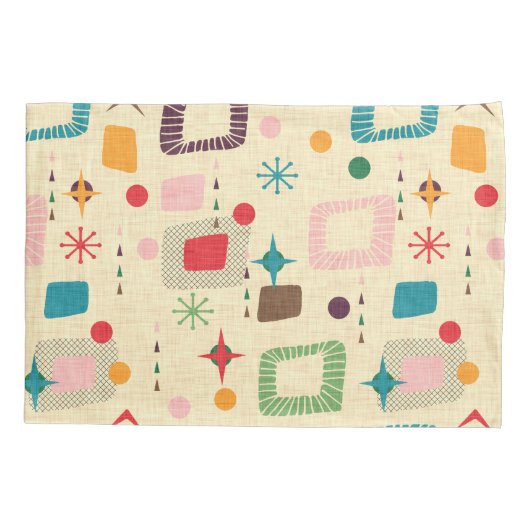 atoompatroon van 1950 kussensloop (Achterkant-Links)