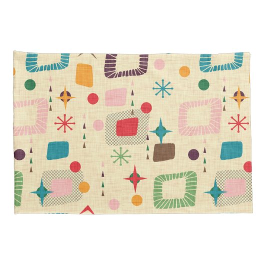 atoompatroon van 1950 kussensloop (Achterkant-Rechts)