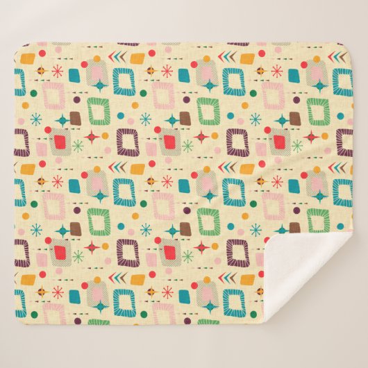 atoompatroon van 1950 sherpa deken (Voorkant (horizontaal))